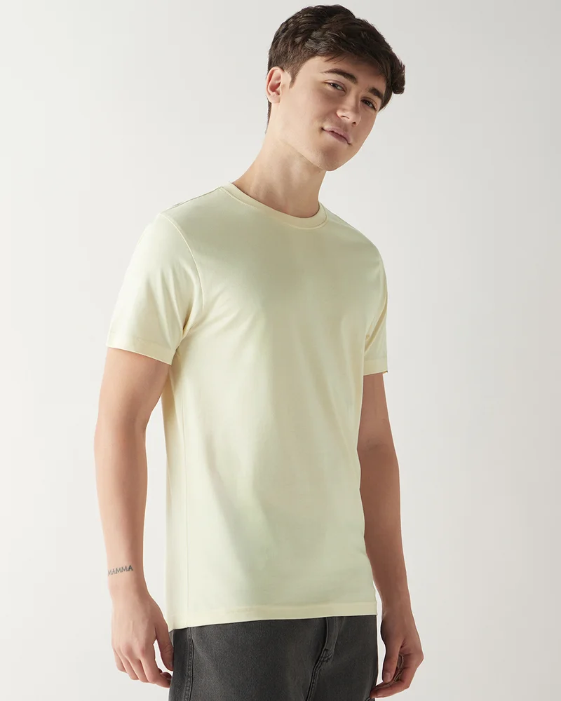 بيواكوف Men's Off White T-shirt